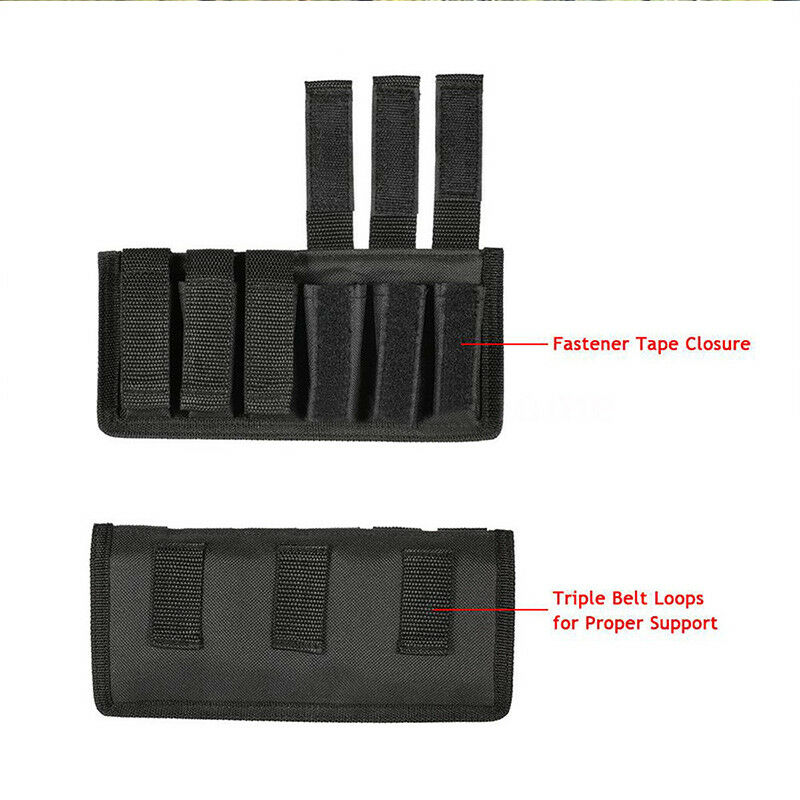 Six Pack Magazine Pouch 6 Packs Hunting Mag Pouches Black Color