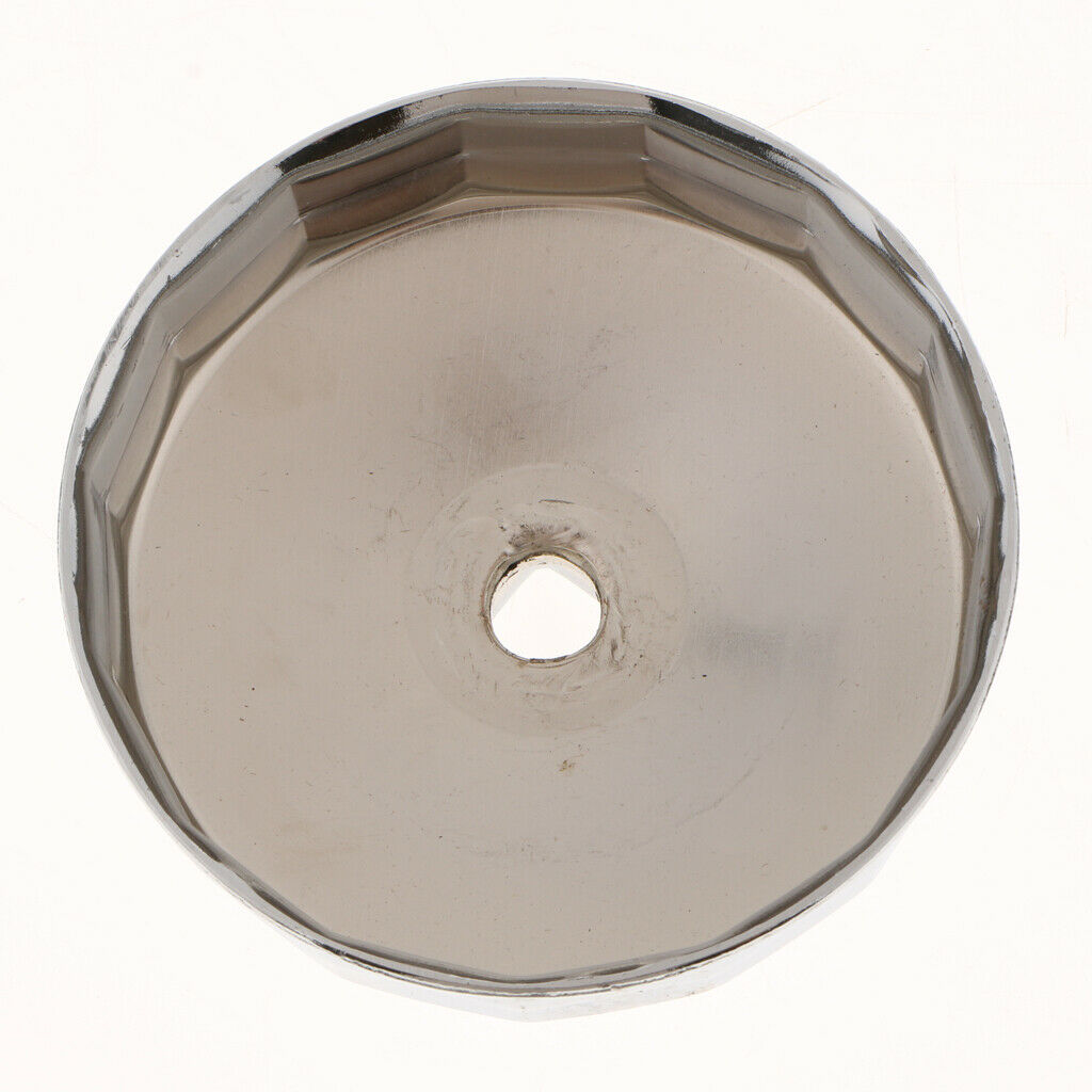 910 Sliver Oil Filter Remover Cap Oil Grid Wrench 14 Flutes For Car 100x46mm