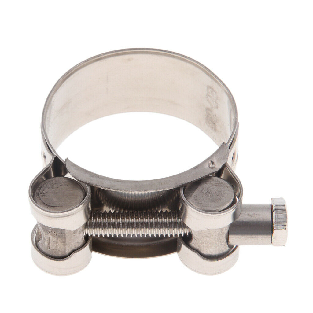 2pcs 36-39 Mm Steel Muffler Silencer Clamps Motorcycle Exhaust Clips O-Clamp