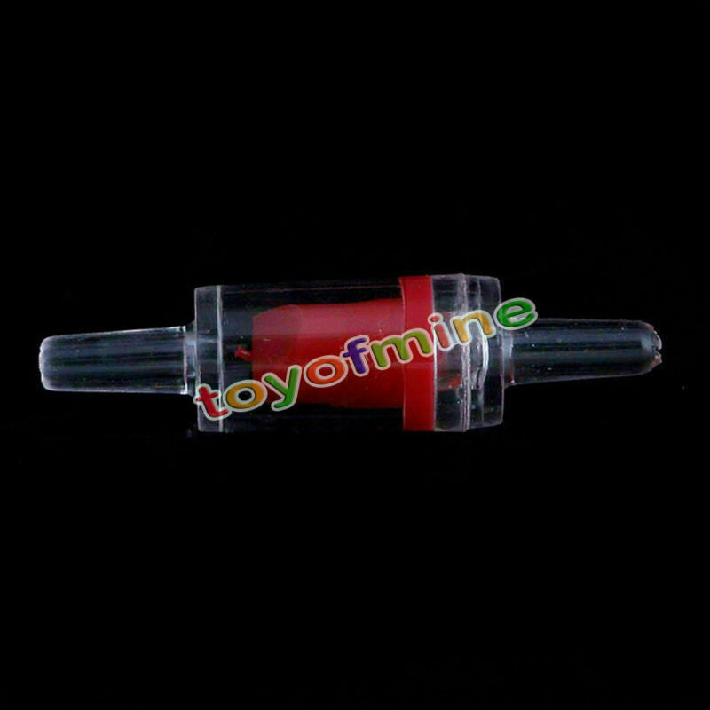 10 pcs Aquarium One Way Check Valve Non-Return Fish Tank Air Pump CO2 System