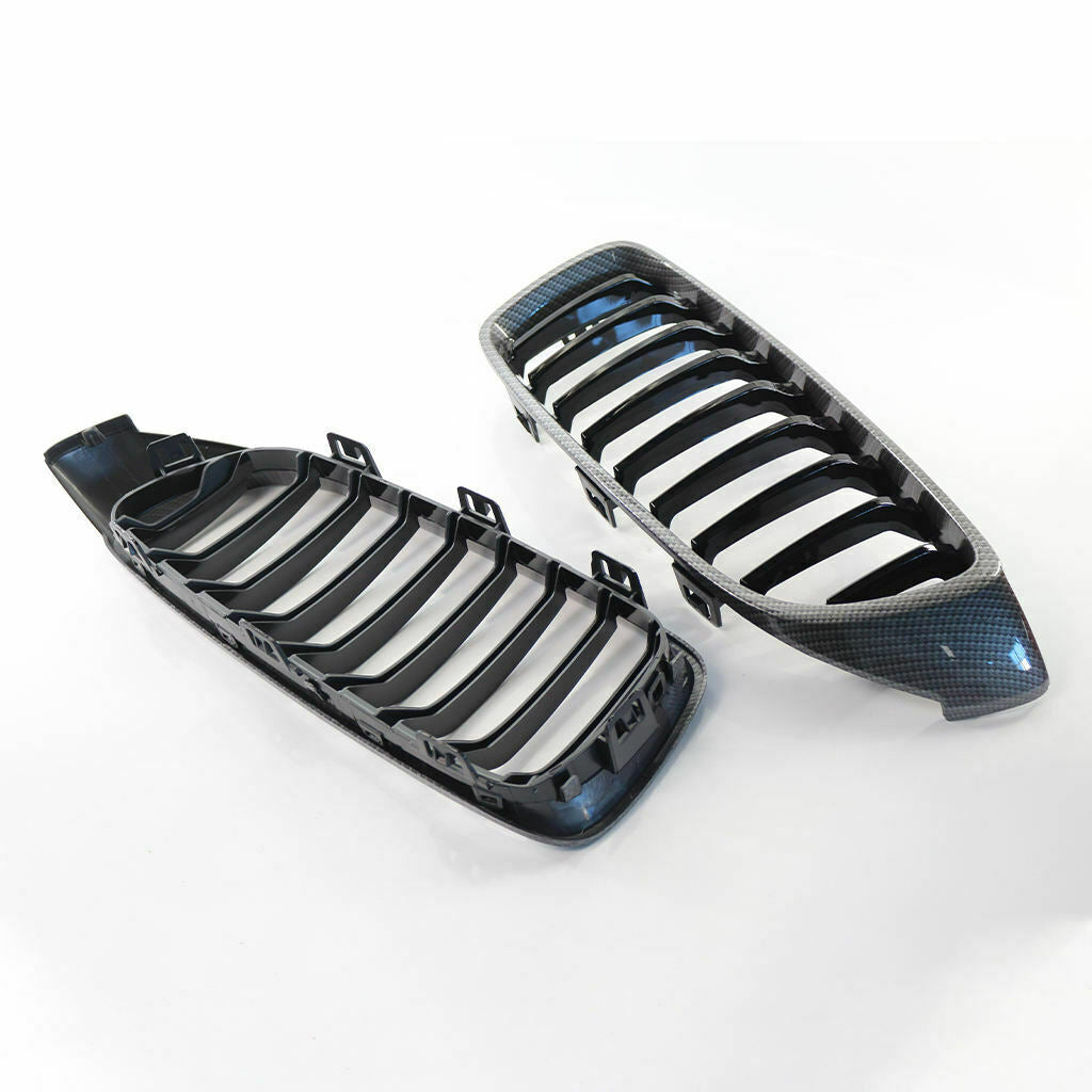2 Pieces Front Grilles Accessory for BMW 4 Series F32 F33 F36 2014-2016