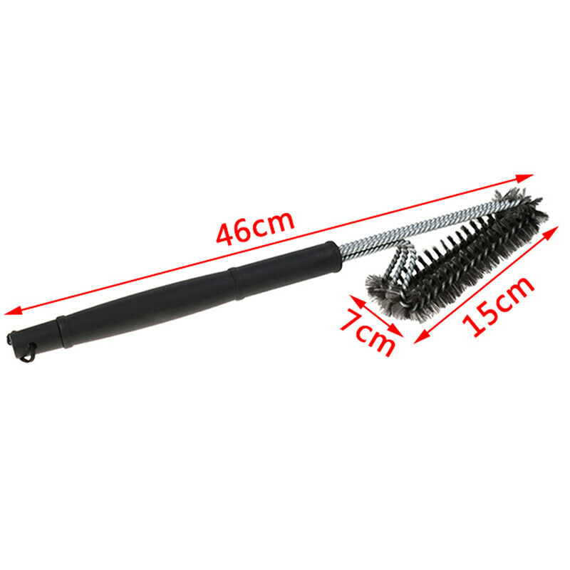 1PC Barbecue BBQ Cleaning Brush,3 in1 Outdoor Grill Cleaner BBQ Cleaning Br TH