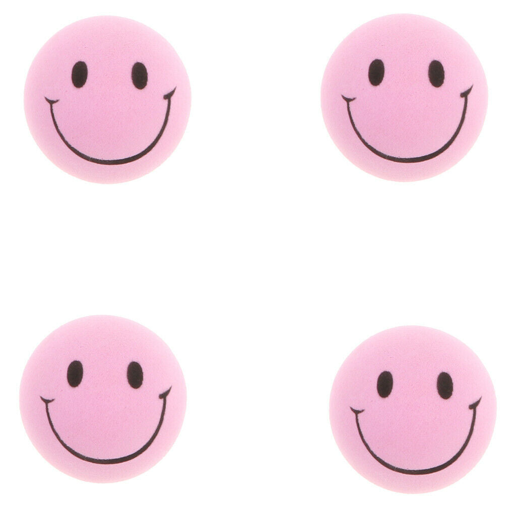 2.4'' EVA Ball Bouncy Balls Soft Foam Balls Pet Toys, Pack of 4 - Pink