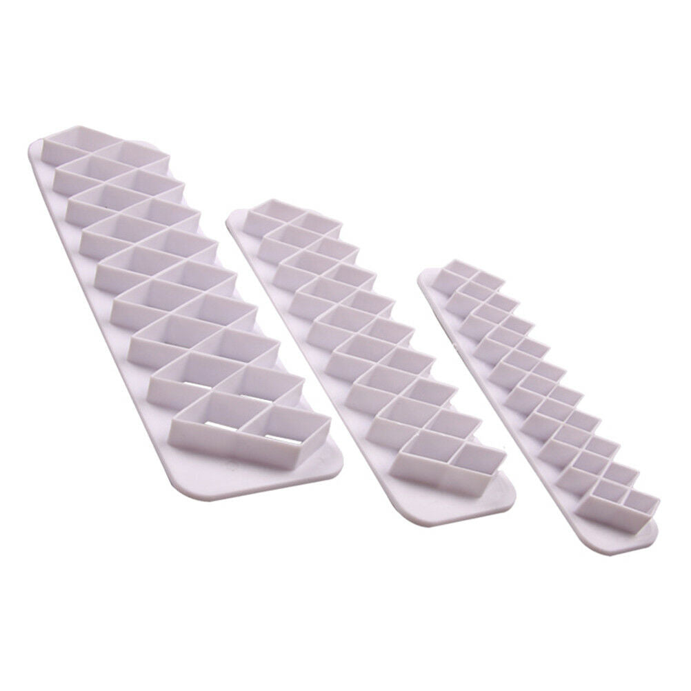 18pcs geometry fondant cookie cutter cake mold cake decorating tools bakewarBDD