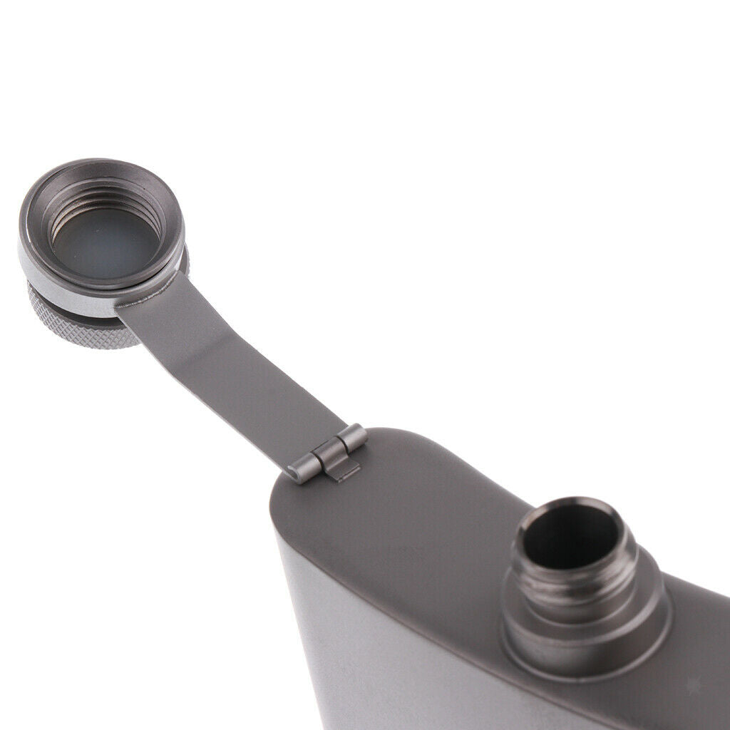 Titanium 7oz Pocket Liquor Bottle Hip Flask   Vodka Beverage Travel