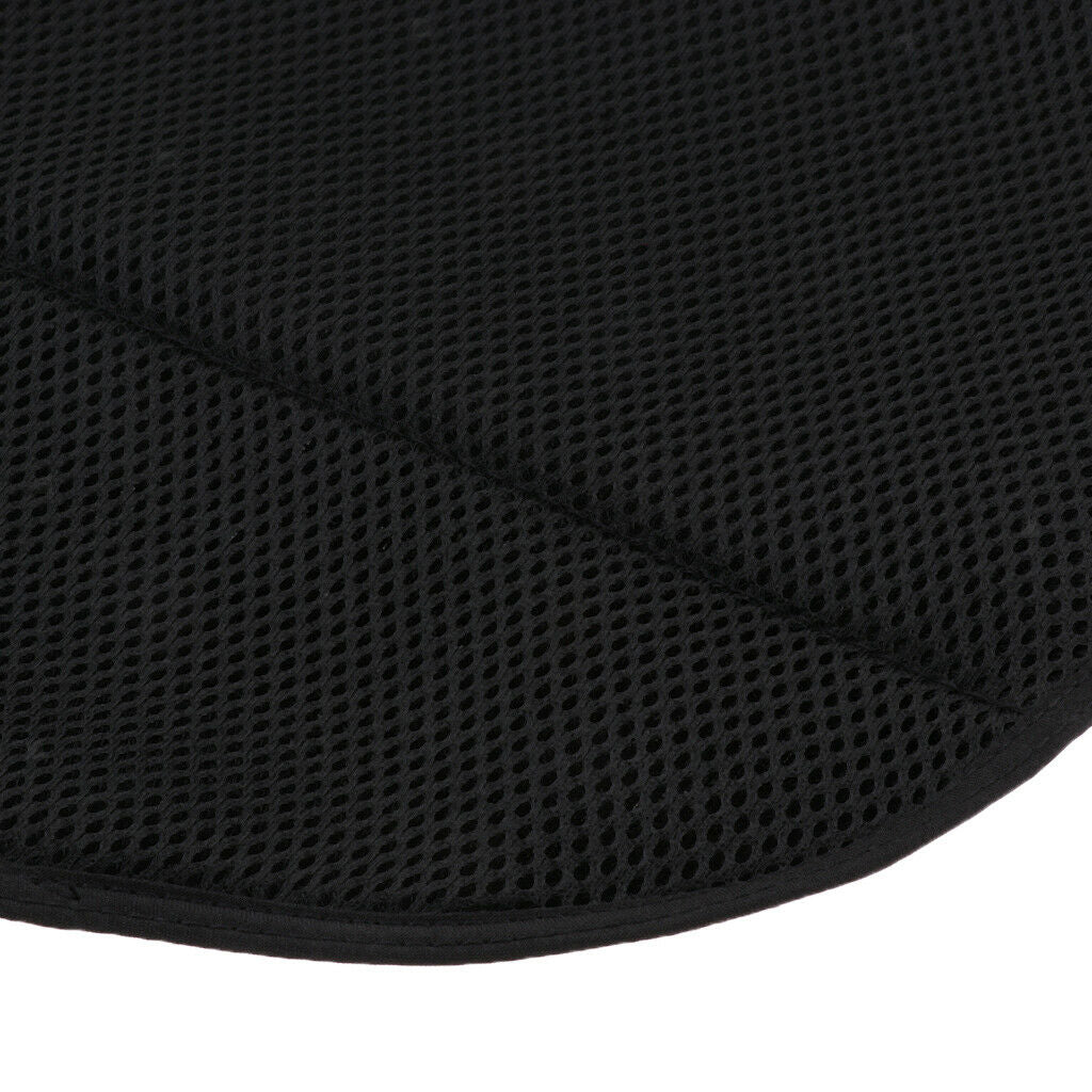 Portable Inflatable Lumbar Support Pillow Back Massage Pillow Travel Black