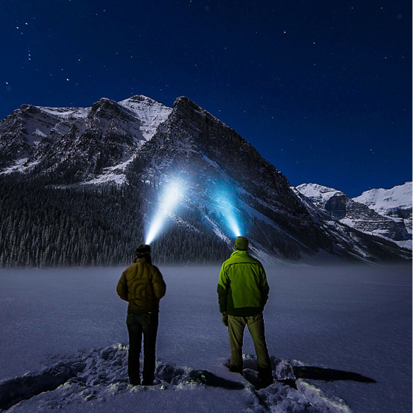Waterproof Headlight Outdoor LED COB Headlamp Rechargeable Hiking Flashlight
