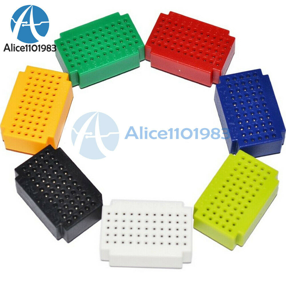 7PCS Mini 55 Points Breadboard Solderless Prototype Tie-point For Arduino