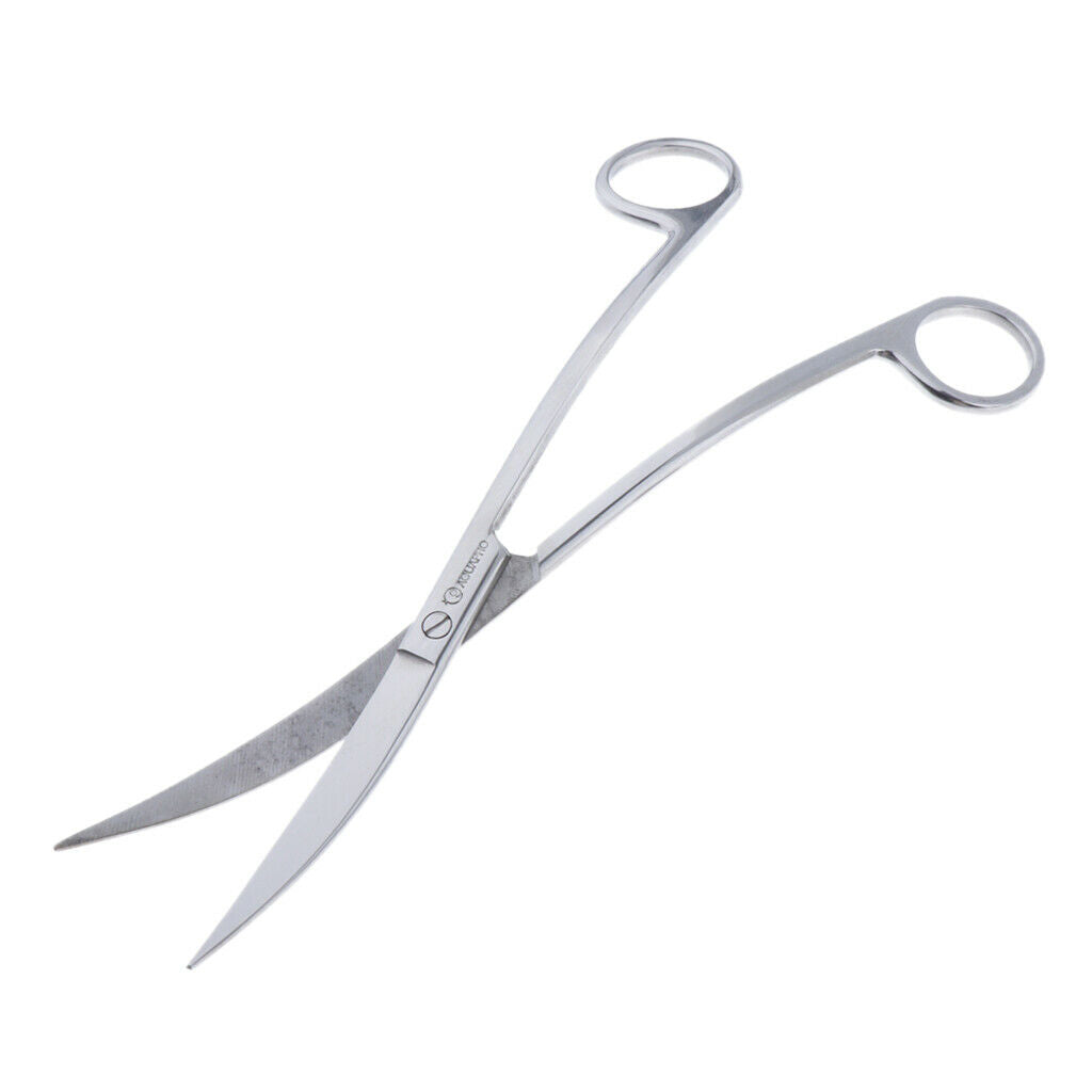 304 Stainless Steel Scissors Plants Aquascaping Tools 21cm Wave Scissor