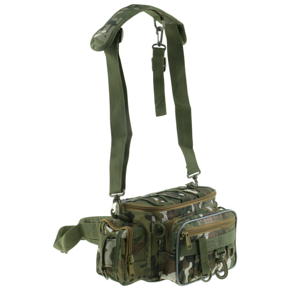 Outdoor Fishing Bag Oxford Cloth Fishing Tackle Reel Camera Storage Bag Case