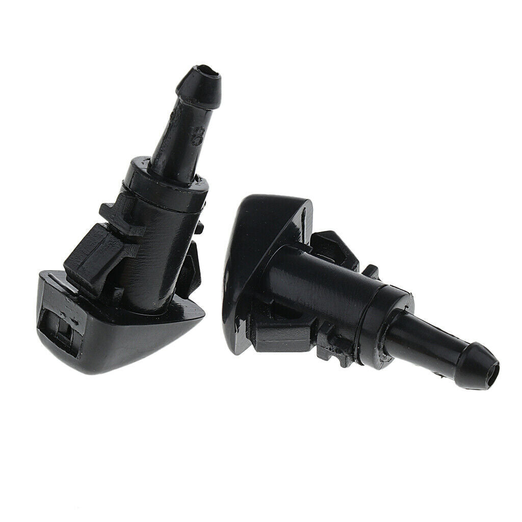 2X Plastic Windshield Washer Wiper Water Spray Jet Nozzle For Chrysler 300C