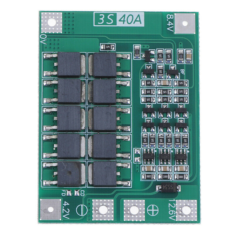 3S 40A 18650 Li-Ion Lithium Battery Charger Protection Board For Drill Motor.DD
