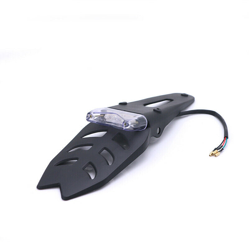 Off-road Dirt Bike Universal Motorcycle Clear Rear Fender Brake Tail Light Lamp