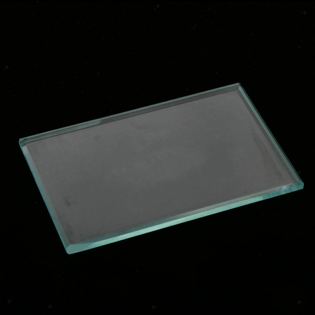 Professional Dental Lab Mix Glass Slab for Mixing Compositions 124x78x7 mm