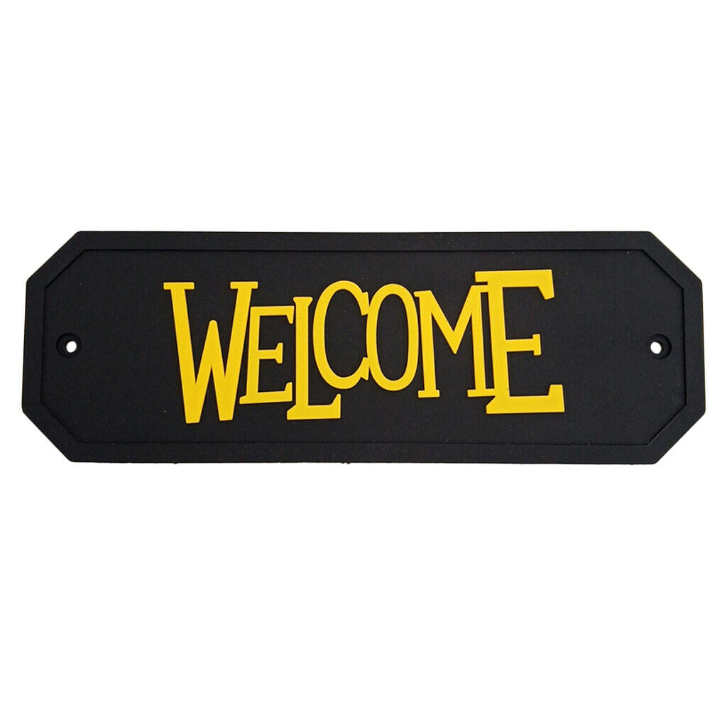 Flexible Garden Wall Gate Plaque Sign Plate Plaque WELCOME_2