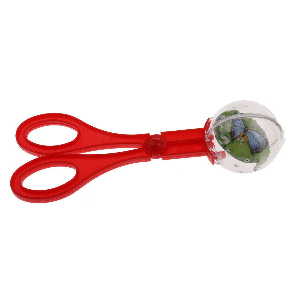 2x Plastic Reptile Terrarium Insect Catch Clamp Feeding Clip Cleaning Tools