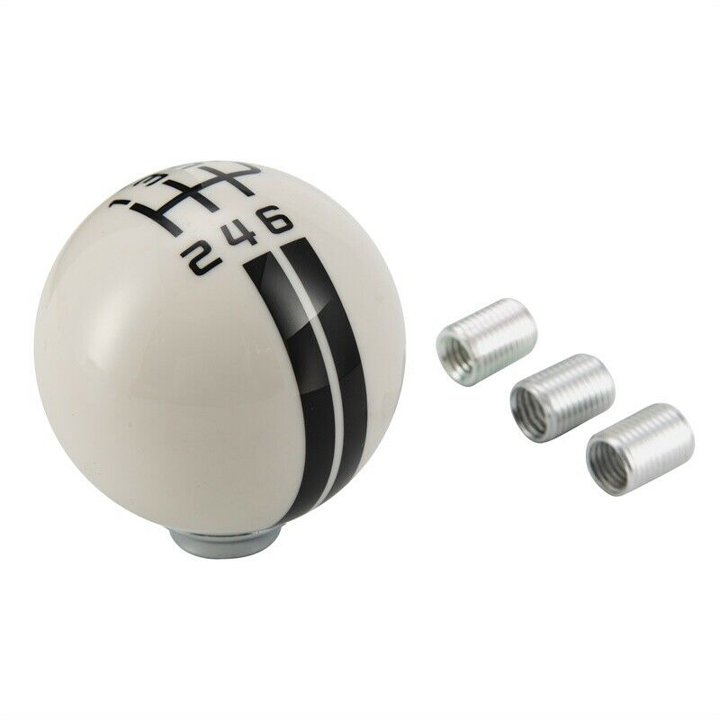 6 Speed Round Ball Manual Gear Stick Shift Knob Shifter Lever