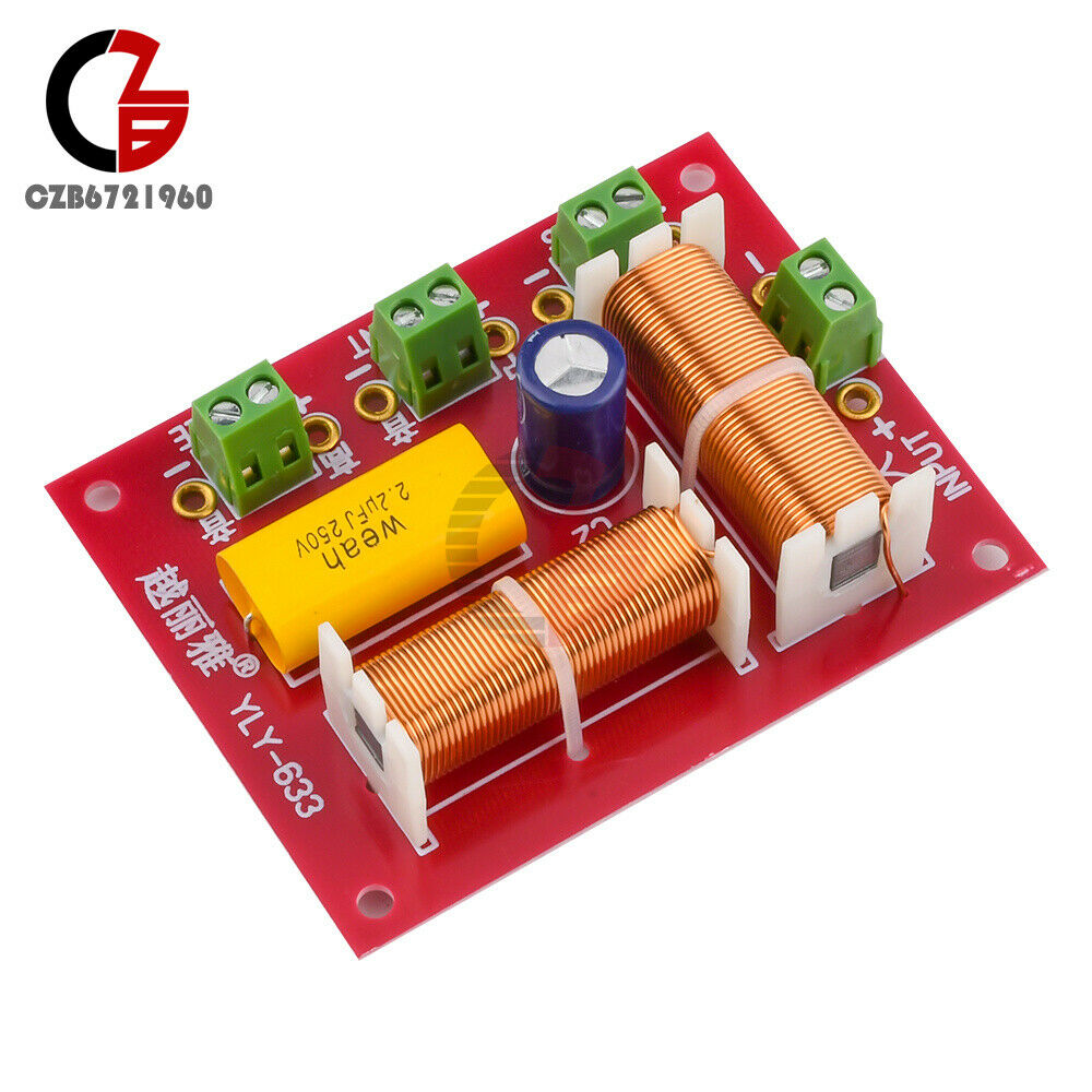 Ajustable Treble Bass Frequency Divider 3 Way Speaker Audio Crossover Filters