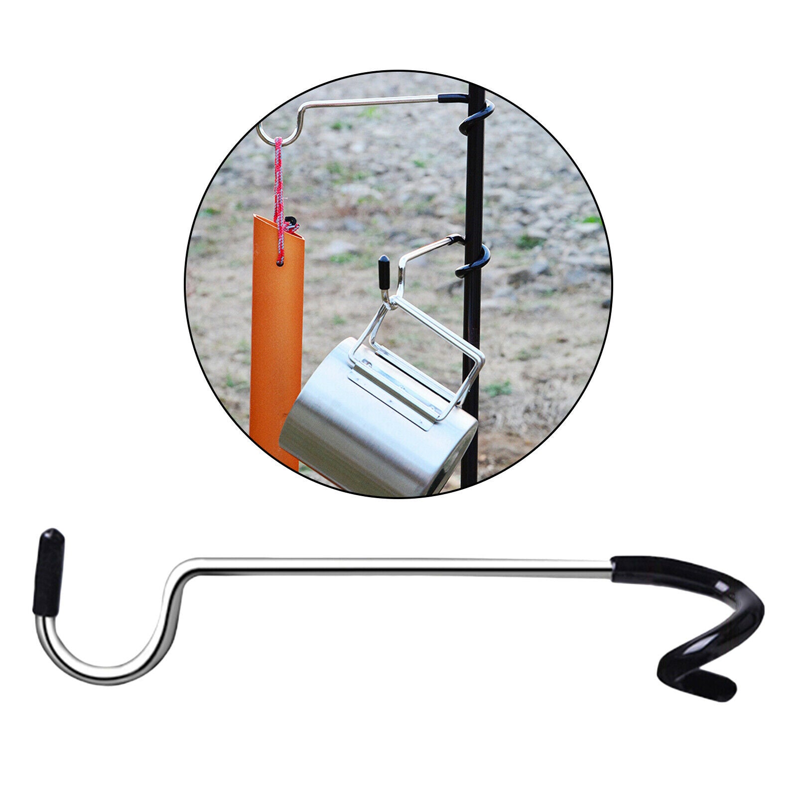 Camping Lantern Hanger Hook S-Shaped Hanging Holder Fishing Travelling Tools