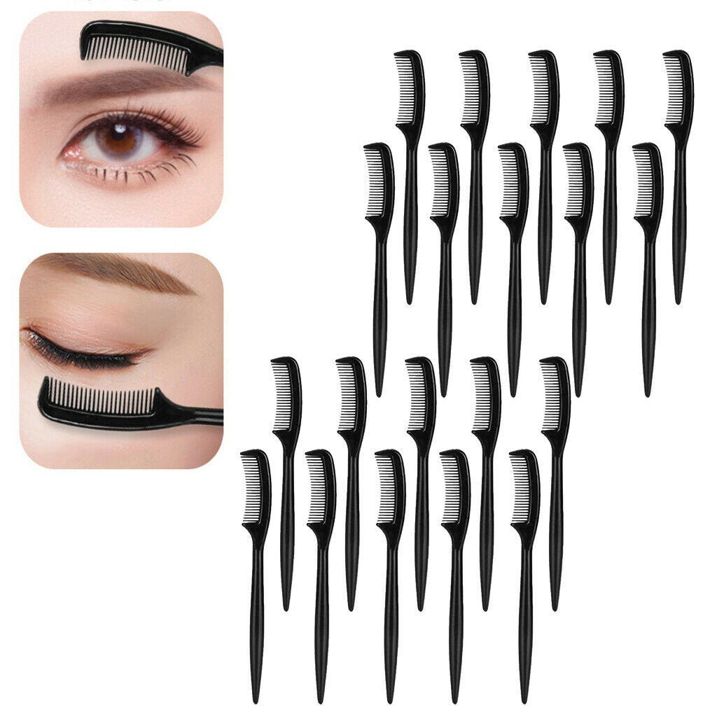 20 pieces mini eyebrow or eyelash comb disposable brushes for make-up -