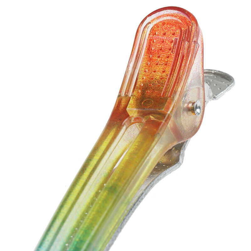 4 Pcs/Set Rainbow Hairpin Flat Duck Mouth Fixed Styling Clip Diy Hairdressing WF
