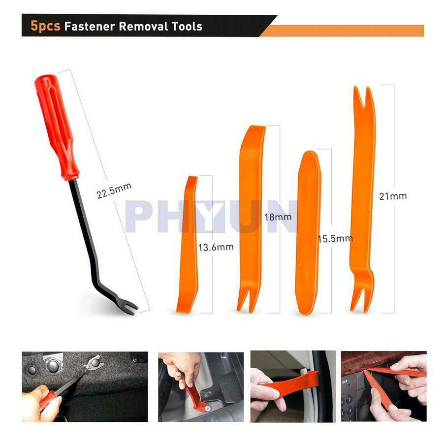 405pcs Plastic Car Rivers Fasteners Fender Push Pin Clips w/30pcs Removal Tools