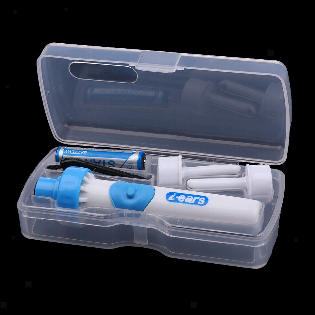 Plastic Electric Cordless Painless Ear Cleaner Wax Remover Vacuum Earpick