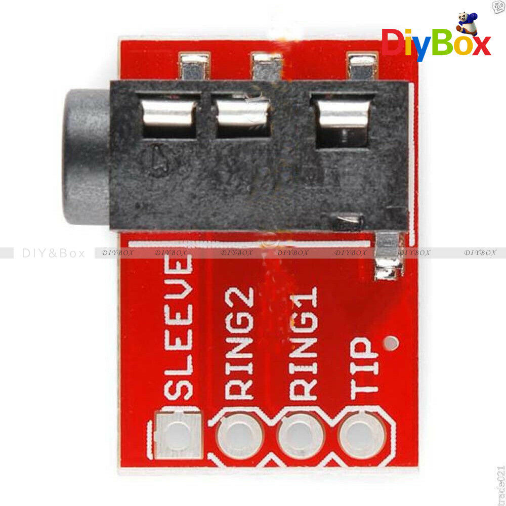 3.5mm Jack TRRS Breakout Headphone Video Audio MP3 Jack Professional