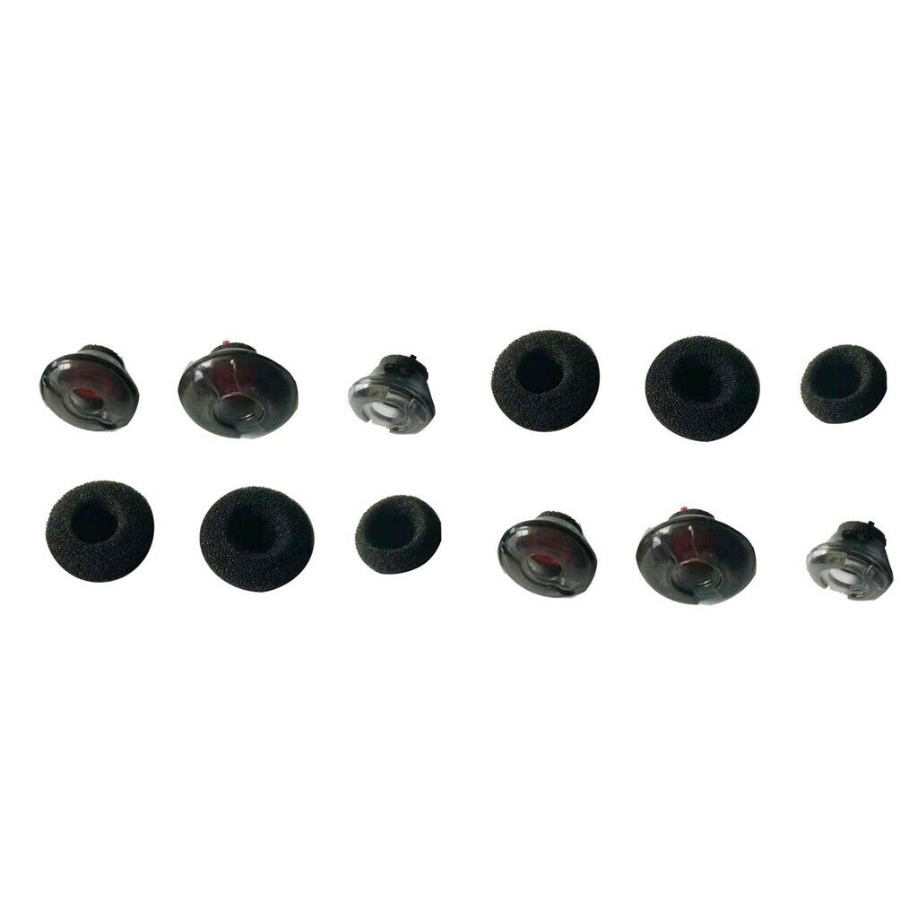 12Pieces Ear bud Gel Earbuds Eargels tip For Plantronics Voyager Legend UC