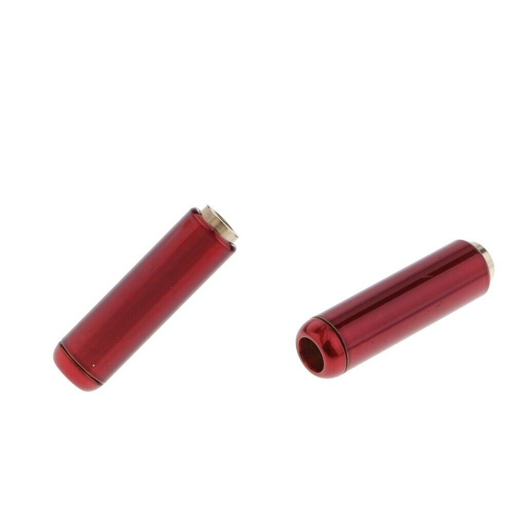 2Pcs 3.5mm 1/8'' TRRS Female Plug A/V Stereo Cable Connector Adapter Red