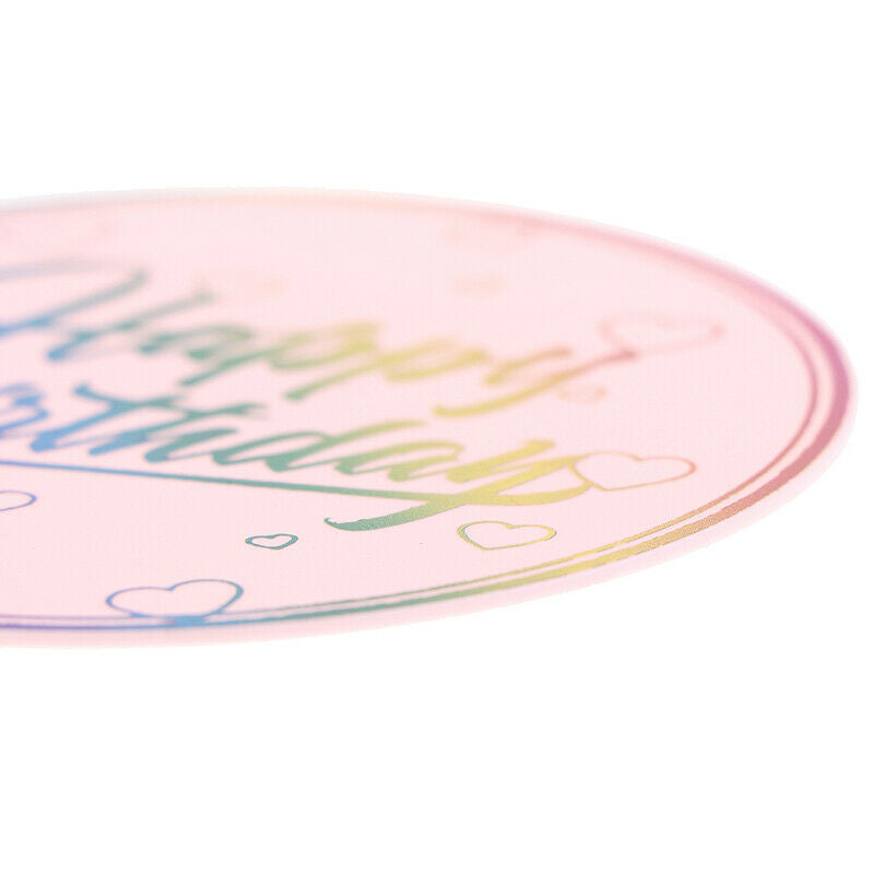 Colorful Printed Happy Birthday Cake Topper Cupcake Toppers for Birthday .l8