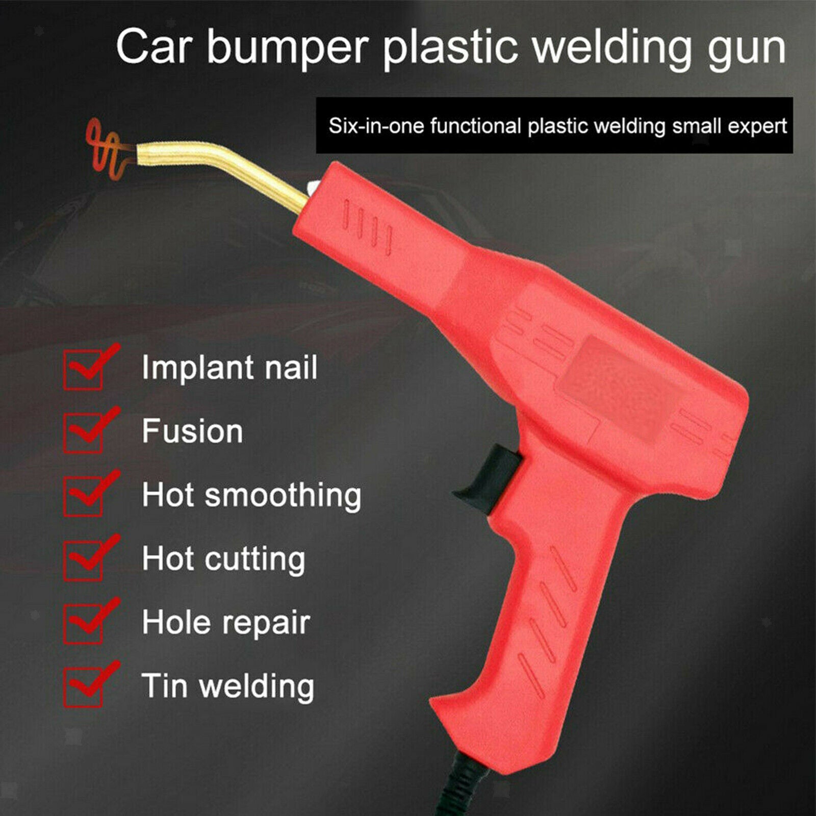 Hot Stapler Plastic Welding Machine Car Bumper Repair Kit Welding Machine