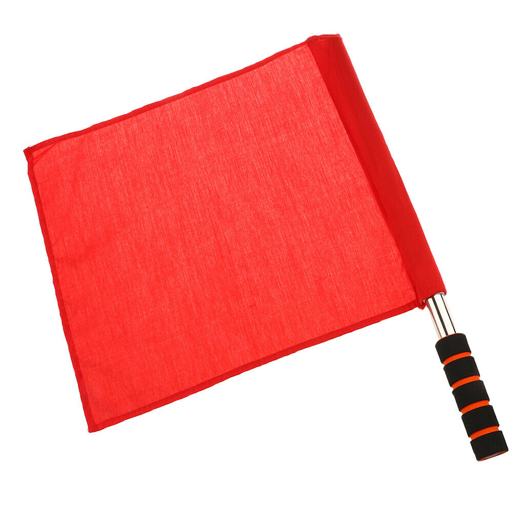 2 Units of Unicolor Flags for Soccer Made of Stainless Steel And Nylon