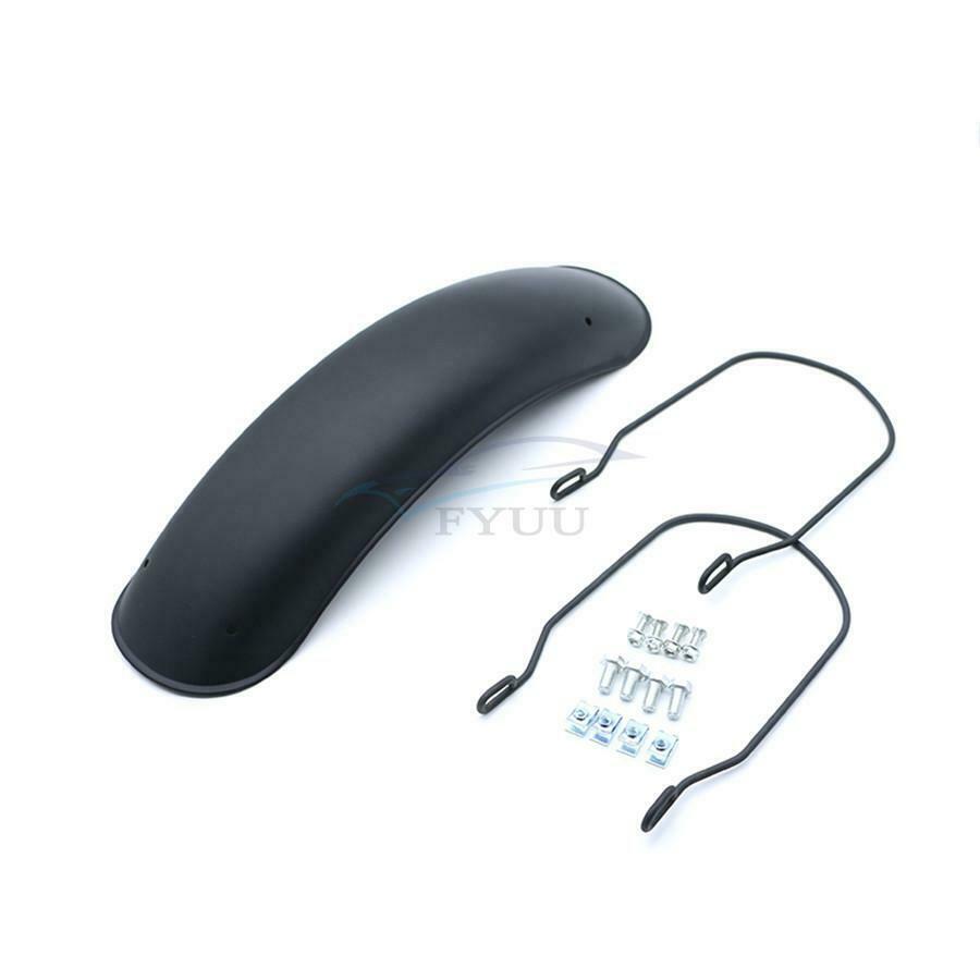 1Pcs Matte Black Metal Motorcycle Front Wheel Fender Protector Mudguard Cover