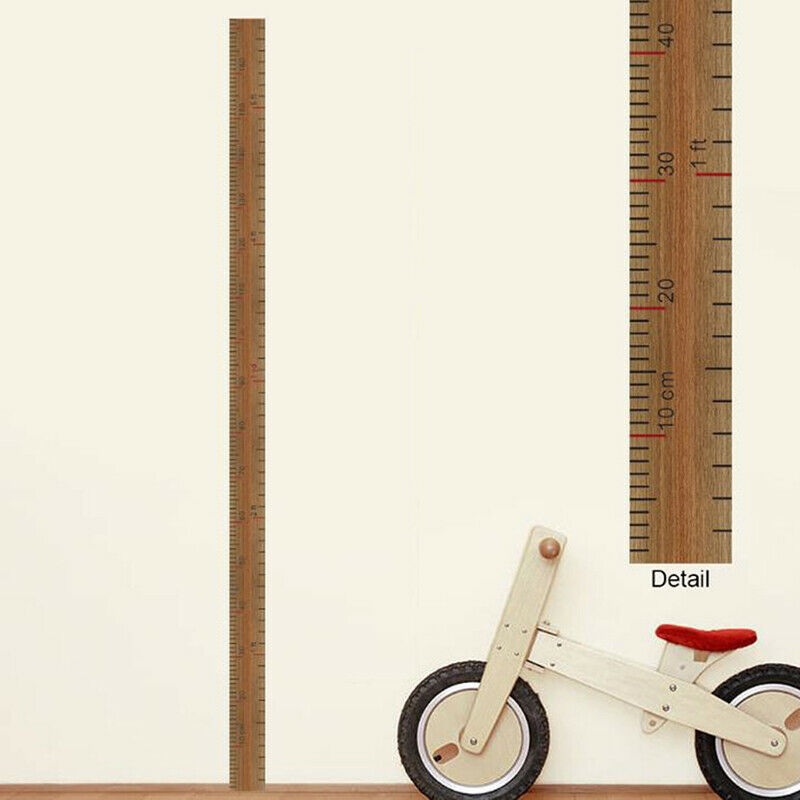 Ruler Height Measure Wall Stickers For Kids Rooms Children's Home Dec.l8