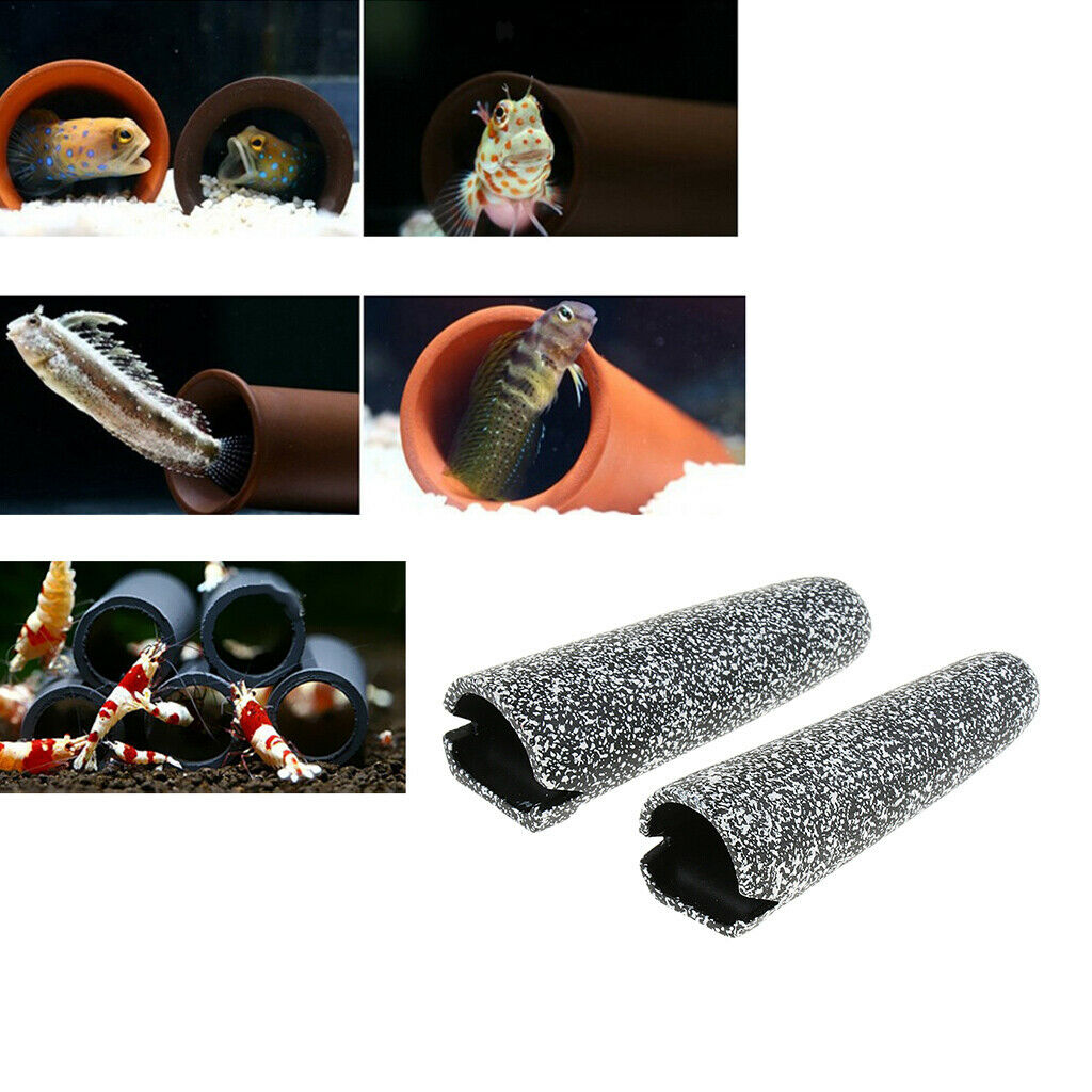 2 Pcs Fish Tank Beeramid Shelter- Aquarium Shrimp Spawning Breediâ€‹ng Cave