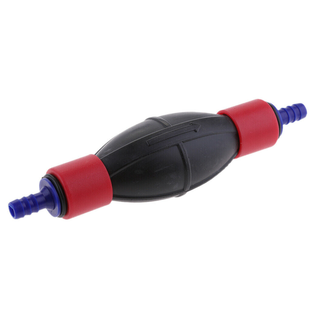 3/8'' 10mm Manual Hand Fuel Gas Transfer Pump Extractor Inline Fuel Pipe