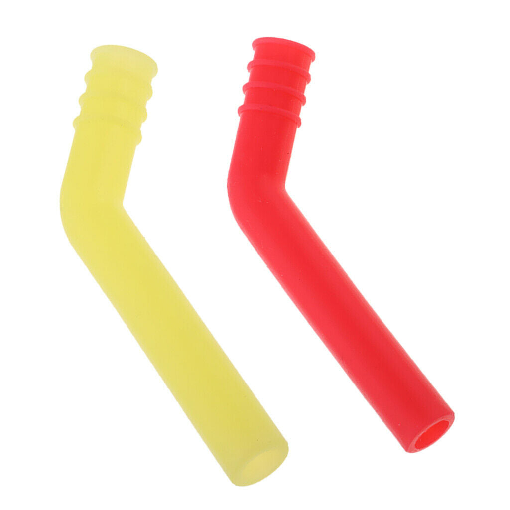 2 Pieces RC Exhaust Tube Extension Muffler for 1:8 1:10 Nitro Power