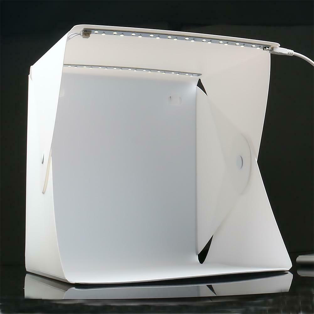 Portable 20x20cm Mini Folding Lightbox LED Studio Softbox for DSLR Camera  @