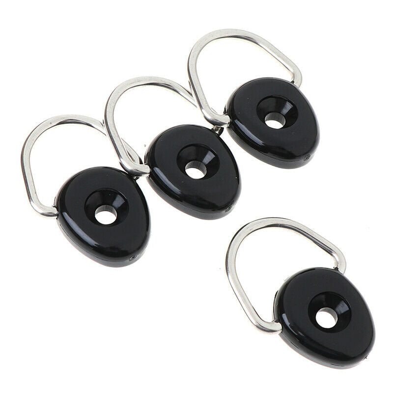 4Pcs Loop Buckle Camping Marine D Ring Accessories Tie Down Water Sports .l8
