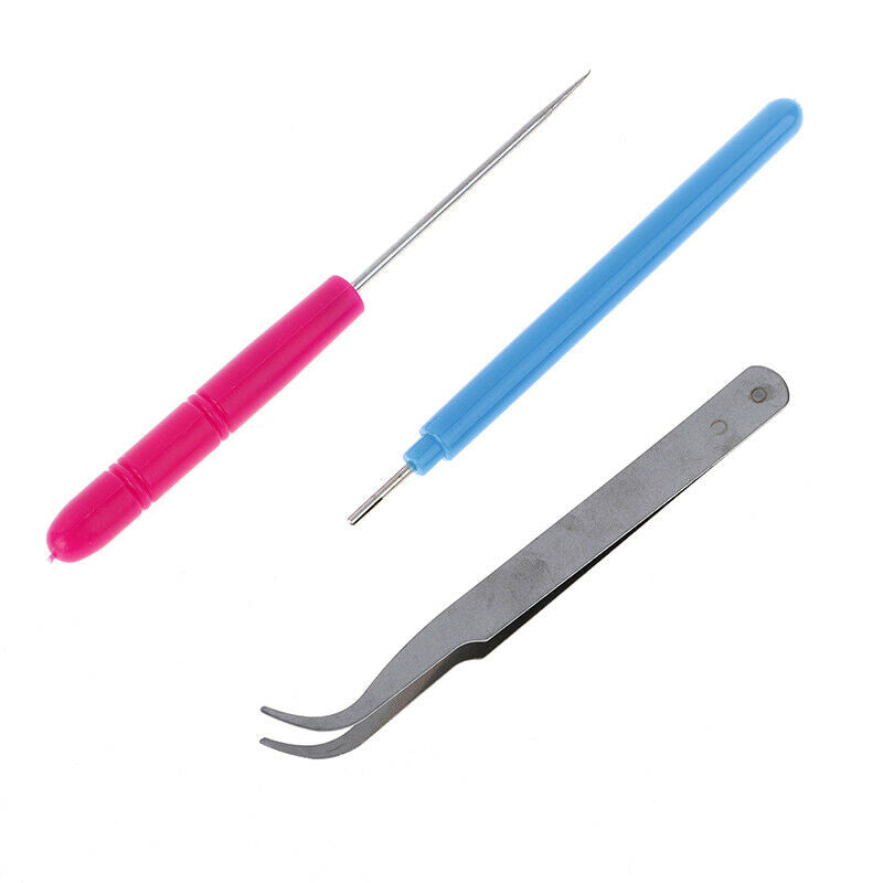 3xPaper DIY Set Quilling Paper Tools Tweezer Needle Pins Slotted Pen Tool.l8