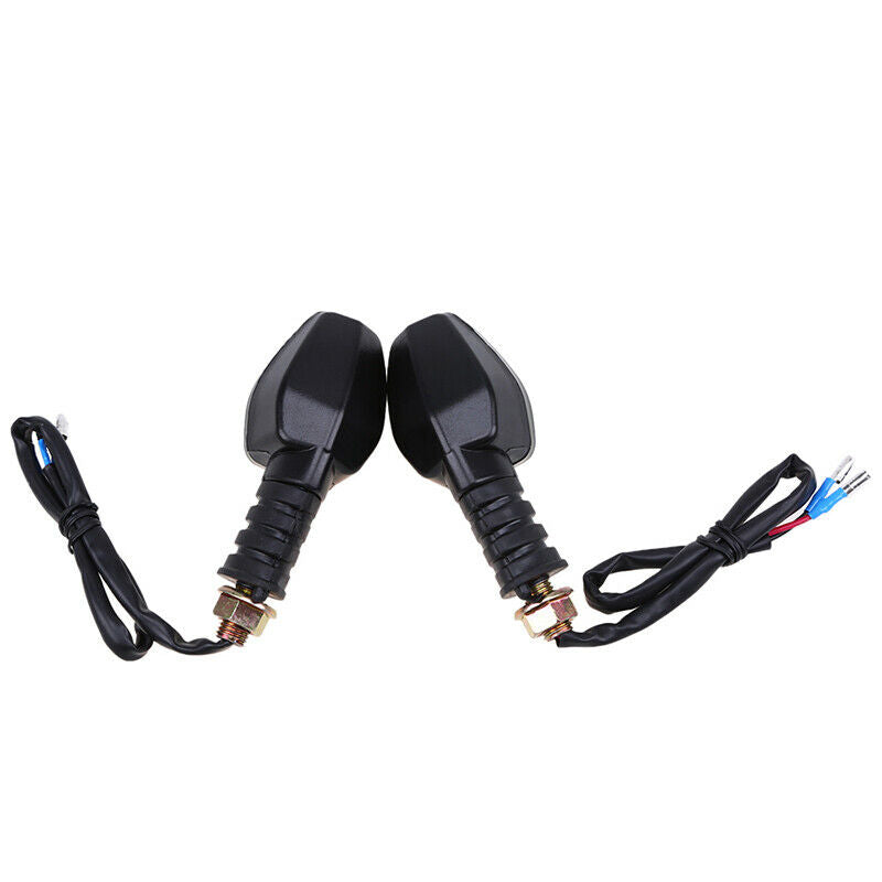 LED 10mm Amber Turn Signals 12V Indicators M10 Blinker Universal For Motorcycle