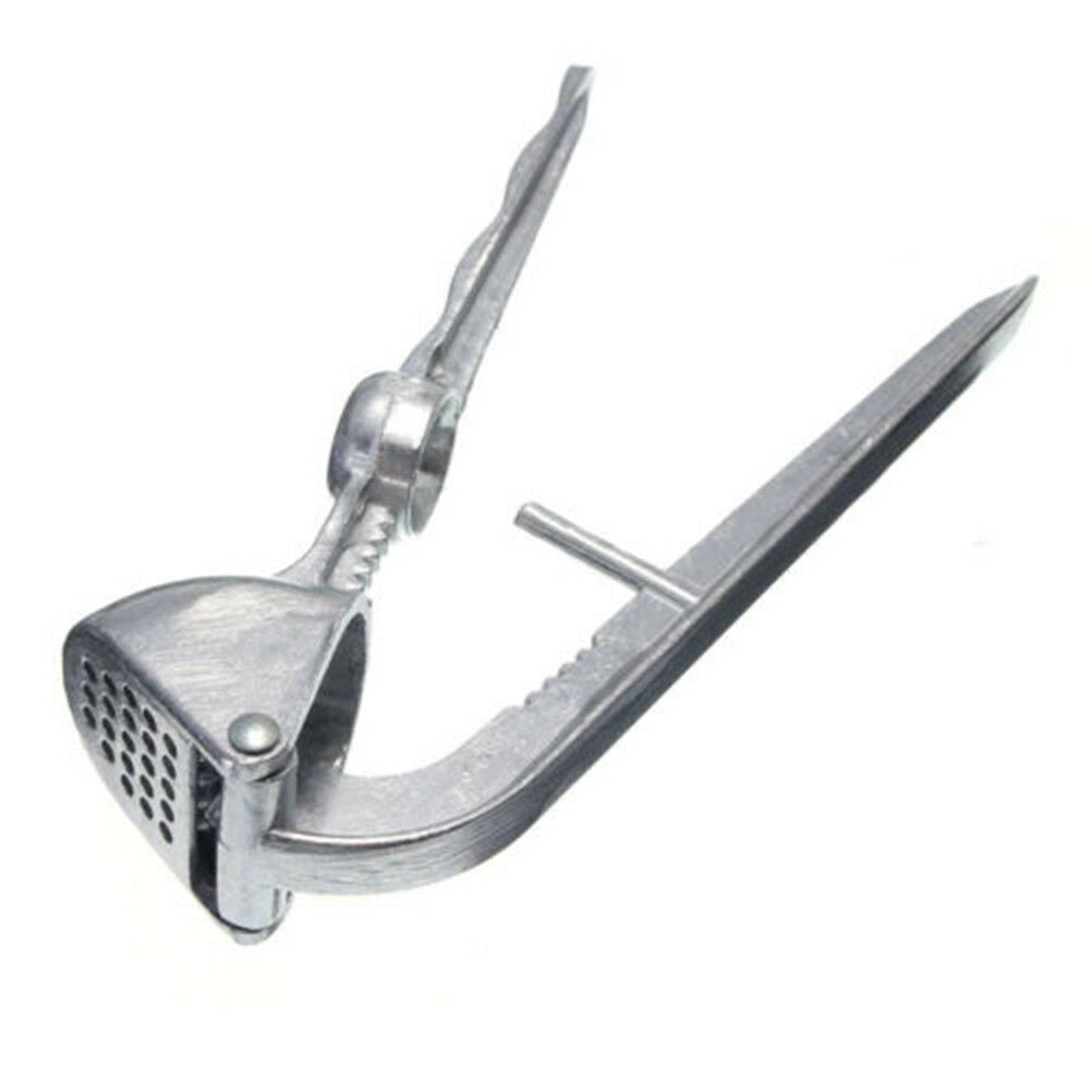 Stainless Steel Garlic Press Crusher Squeezer Masher Home Kitchen Mincer .l8
