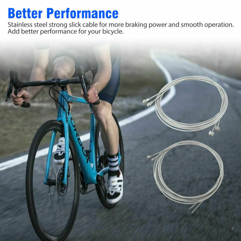 Complete Front & Rear Wire Gear Brake Cable Set for Mountain Bikes Bike Bicycle