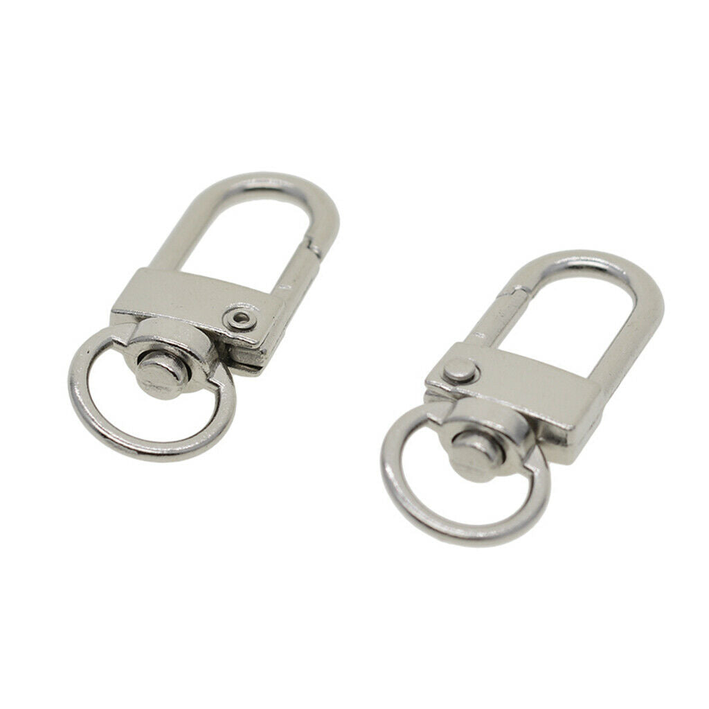 20 pieces rotating lobster clasps keychain keyring DIY