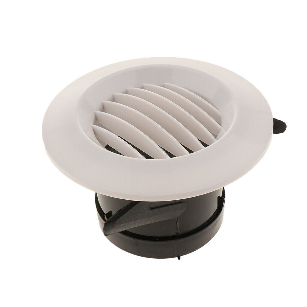 ABS White Air Vent Ventilation Grill Outlet Fit for Car Boat RV Motorhome