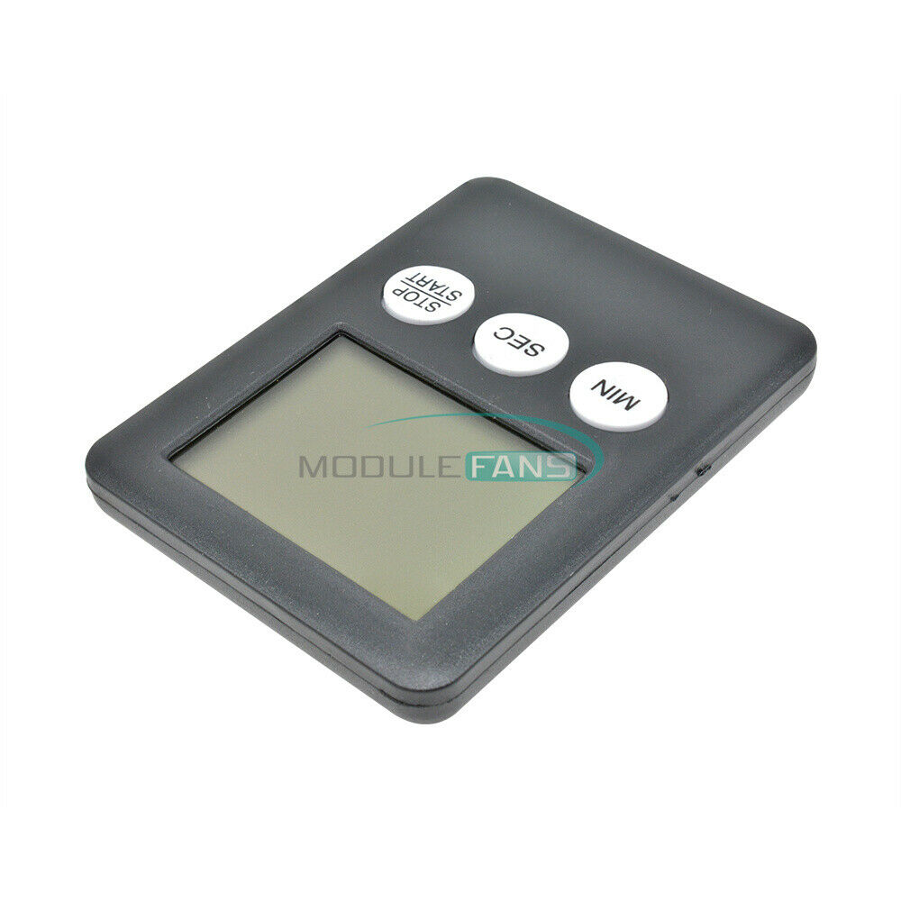 Large LCD Display Kitchen Timer Count Down Up Clock Loud Alarm-NO BATTERY