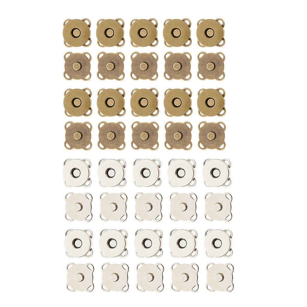 20 Sets  Buttons For Sewing 14 Mm  Bag Clasps