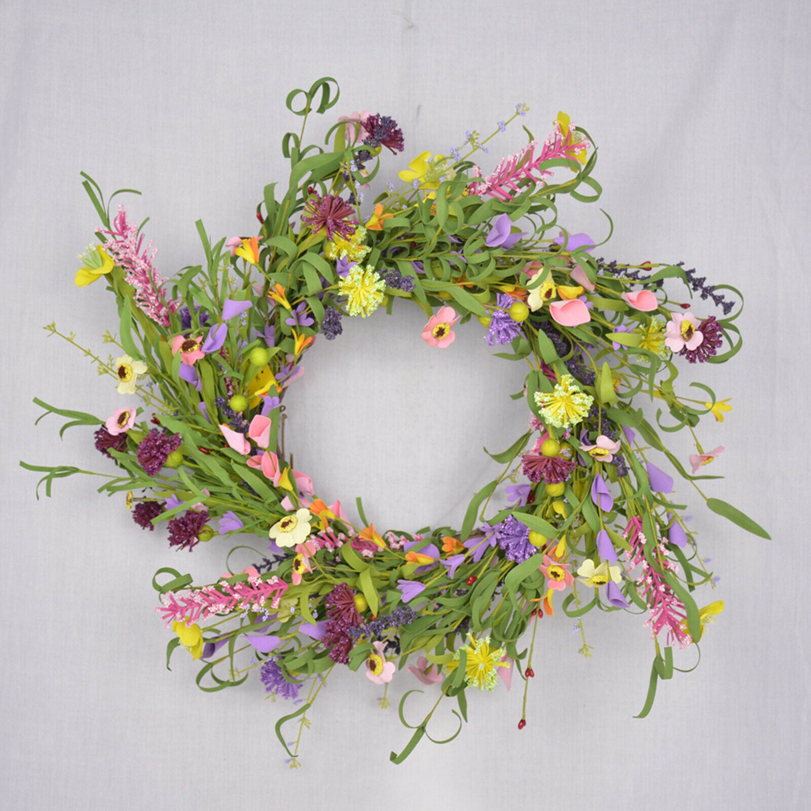 Flower Wreath Handmade Floral Spring Summer Garland Shop Window Decorative