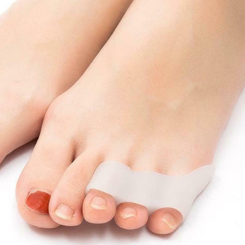 5pcs Pinky Toe Separator and Protectors Triple Gel Toe Separator for Overlapping